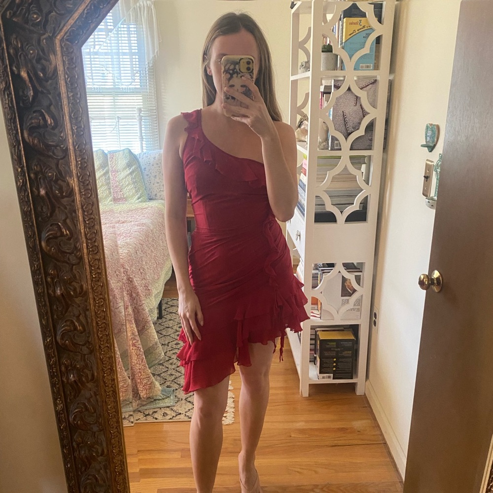 Express Size 4 Red Dress